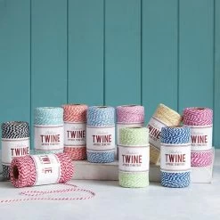 Ficelle Bicolore Bleu Marine Et Blanche Bakers Twine -Petits Trésors Soldes p 1073 supp 3 151127144758