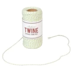 Ficelle Bicolore Verte Et Blanche Bakers Twine