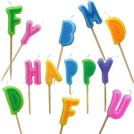 Bougie Anniversaire Lettre 3 Bougie Anniversaire Lettre