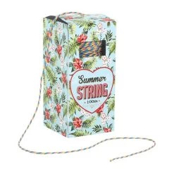 Ficelle Tricolore Jaune Rose Et Bleu Bakers Twine - Edition Limitee