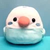 Peluche Mochikko Kotoritai Sac &agrave; Dos Oiseau Blanc Et Bleu 30 Cm