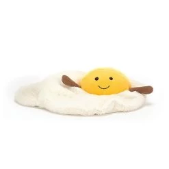 Peluche Jellycat Oeuf Sur Le Plat &ndash; Amuseable Fried Egg - A2e