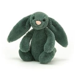 Peluche Jellycat Lapin Foret &ndash; Bashful Forest Bunny &ndash; Small Bass6fbn 18cm