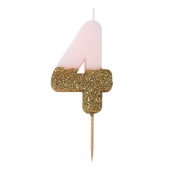 Bougie Anniversaire Chiffre Rose Et Paillette -Petits Trésors Soldes p 2129 option 2 200421172306