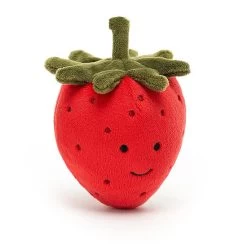 Peluche Jellycat Fraise&ndash; Fabulous Fruit Strawberry- Fabf6s 8cm