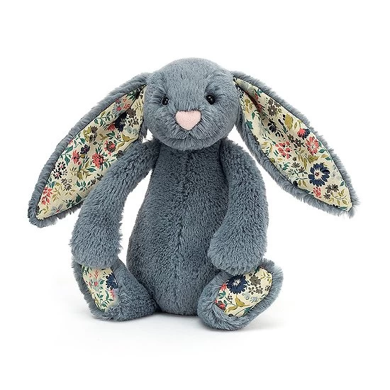 Peluche Jellycat Lapin Bleu Gris - Blossom Dusky Blue Bunny - Small Bl6duskn 18cm 3 Peluche Jellycat Lapin Bleu Gris - Blossom Dusky Blue Bunny - Small Bl6duskn 18cm