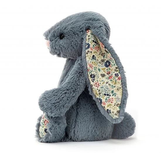 Peluche Jellycat Lapin Bleu Gris - Blossom Dusky Blue Bunny - Small Bl6duskn 18cm 4 Peluche Jellycat Lapin Bleu Gris - Blossom Dusky Blue Bunny - Small Bl6duskn 18cm – Image 2