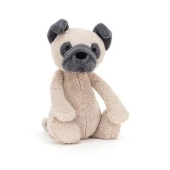 Peluche Jellycat Chien &ndash; Bashful Pug &ndash; Medium Bas3pug 31 Cm