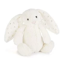 Peluche Jellycat Blanc &eacute;toile &ndash; Bashful Twinkle Bunny &ndash; Small Bass6tw 18cm