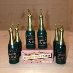 Bougies Anniversaire Champagne - Lot De 6 Bougies - Temerity Jones