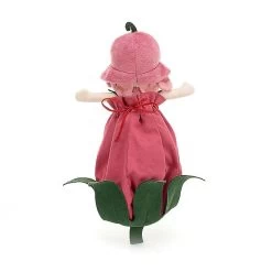 Peluche Jellycat Fille Rose - Petalkin Doll Rose - Petd6r 28 Cm -Petits Trésors Soldes p 2839 supp 2 210302115413
