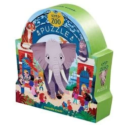 Puzzle 48 Pi&egrave;ces - Une Journ&eacute;e Au Zoo - 4/6 Ans -Petits Trésors Soldes p 2955 supp 1 210326151055