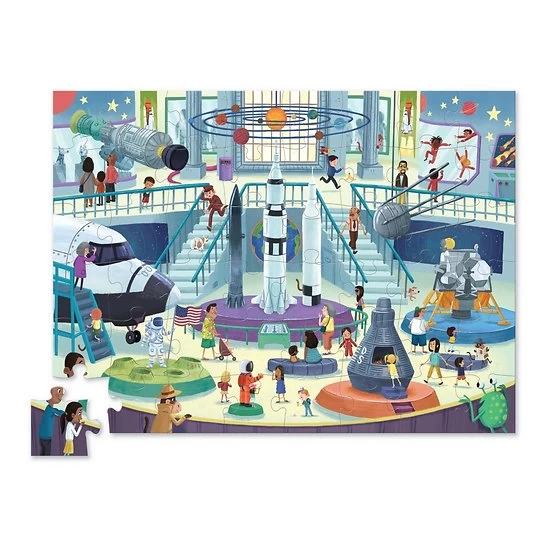 Puzzle 48 Pièces - Une Journée Au Musée Spatial - 4/6 Ans 4 Puzzle 48 Pièces - Une Journée Au Musée Spatial - 4/6 Ans – Image 2