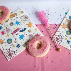 20 Serviettes En Papier Anniversaire Superheros -Petits Trésors Soldes p 3068 supp 4 210407165520