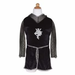 D&eacute;guisement Enfant Chevalier Argent - Tunique, Cape Et Couronne - 5/6 Ans -Petits Trésors Soldes p 3076 supp 2 210407175710