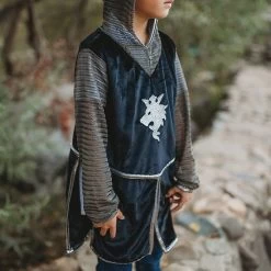 D&eacute;guisement Enfant Chevalier Argent - Tunique, Cape Et Couronne - 5/6 Ans -Petits Trésors Soldes p 3076 supp 4 210407175711