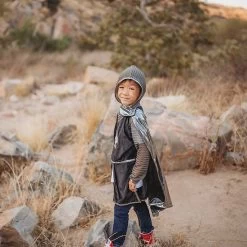 D&eacute;guisement Enfant Chevalier Argent - Tunique, Cape Et Couronne - 5/6 Ans -Petits Trésors Soldes p 3076 supp 6 210407175716