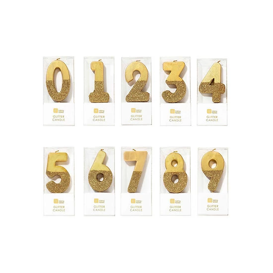 Bougie Anniversaire Chiffre Or Et Paillette 3 Bougie Anniversaire Chiffre Or Et Paillette
