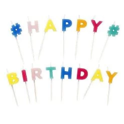 Bougie Anniversaire #happy Birthday# -Petits Trésors Soldes p 3136 supp 2 210428003819