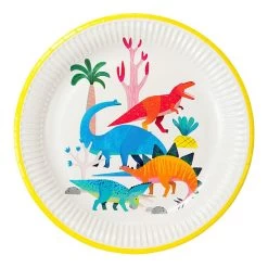 Assiette En Carton Dinosaure 100% Recyclable - Lot De 8 -Petits Trésors Soldes p 3148 supp 3 210428113127