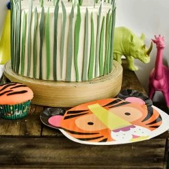 Assiette En Carton En Forme De Zèbre Et De Tigre - Lot De 12 13 Assiette En Carton En Forme De Zèbre Et De Tigre - Lot De 12 -Petits Trésors Soldes p 3152 supp 5 210428115838