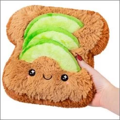 Peluche Squishable Toast Avocat