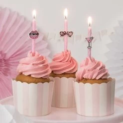 Bougie Anniversaire Rose Girl Party -Petits Trésors Soldes p 3223 supp 2 210901164600