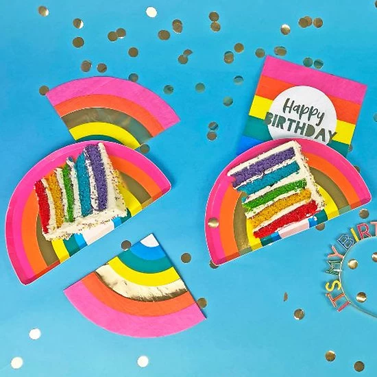 Serviette En Papier En Forme D'arc En Ciel - Lot De 16 6 Serviette En Papier En Forme D'arc En Ciel - Lot De 16 – Image 4