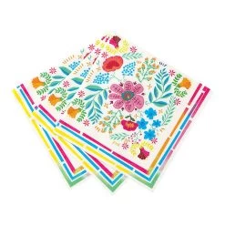 Serviette En Papier Frida Fleur Du Mexique - Lot De 20