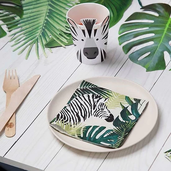 Gobelet Carton Déco Zèbre - Lot De 8 7 Gobelet Carton Déco Zèbre - Lot De 8 – Image 5