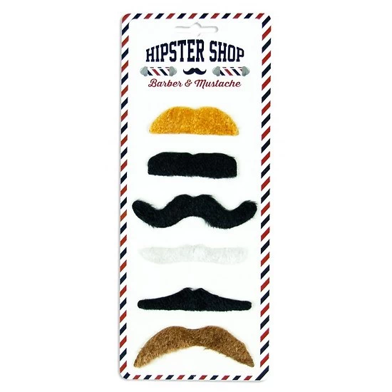 Lot De 6 Moustaches Adhésives 3 Lot De 6 Moustaches Adhésives