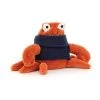 Peluche Jellycat Cozy Le Crabe &ndash; Cozy Crew Crab - Crw3c 13 Cm -Petits Trésors Soldes p 3431G 210817142411