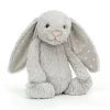 Peluche Jellycat Gris Clair &ndash; Bashful Shimmer Bunny &ndash; Medium Bas3shim 31cm -Petits Trésors Soldes p 3447G 210817144150