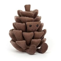 Peluche Jellycat Pomme De Pin - Amuseable Pine Cone - A3pcn 13 Cm