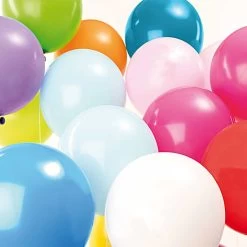 Ballons Anniversaire Multicolores - Lot De 12 -Petits Trésors Soldes p 3544 supp 2 210902153442