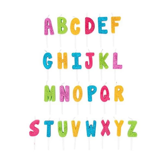 Bougie Anniversaire Lettre Paillettes 3 Bougie Anniversaire Lettre Paillettes