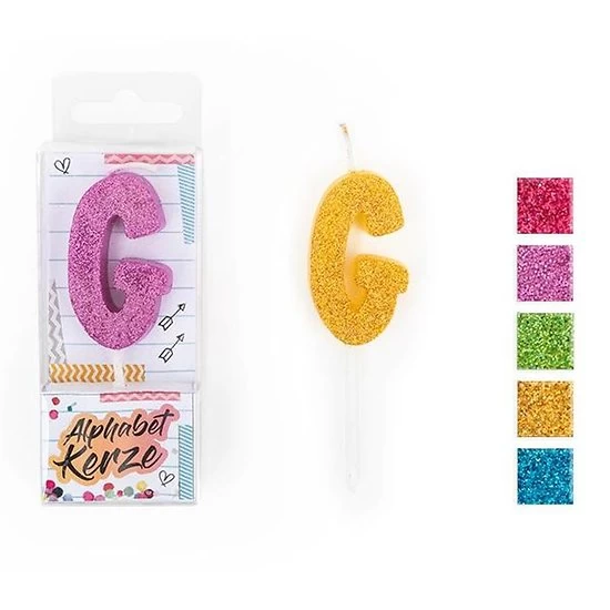 Bougie Anniversaire Lettre Paillettes 7 Bougie Anniversaire Lettre Paillettes – Image 5