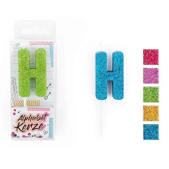 Bougie Anniversaire Lettre Paillettes 6 Bougie Anniversaire Lettre Paillettes – Image 4