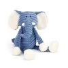 Peluche Jellycat - Cordy Roy B&eacute;b&eacute; &eacute;l&eacute;phant- Cordy Roy Baby Elephant -sr4el 34 Cm