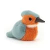 Peluche Jellycat Martin-p&ecirc;cheur D'oiseaux - Birdling Kingfisher- Bir6kf 10 Cm -Petits Trésors Soldes p 3557G 210908172208