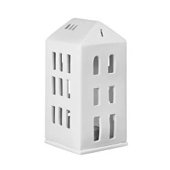 Photophore En Porcelaine - Le Phare Toit En Croupe