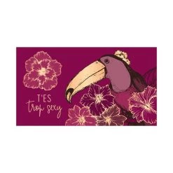 Tablette Chocolat Cadeau Noir 52% Bio - T'es Trop Sexy