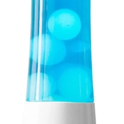 Lampe &agrave; Lave 40 Cm - Blanc - Liquide Bleu & Lave Blanche -Petits Trésors Soldes p 3667 supp 3 211013121000