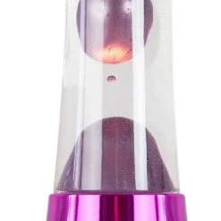 Lampe &agrave; Lave 40 Cm - M&eacute;tal Iris&eacute; - Liquide Transparent & Lave M&eacute;tal Violet -Petits Trésors Soldes p 3669 supp 3 211013114040
