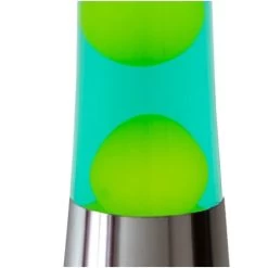 Lampe &agrave; Lave 40 Cm - Chrome - Liquide Vert & Lave Jaune -Petits Trésors Soldes p 3670 supp 3 211013113633