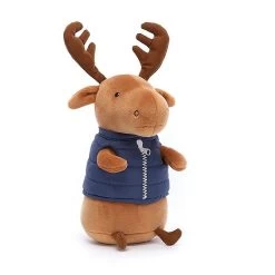 Peluche Jellycat Renne - Campfire Critter Moose - Camp3m 18 Cm