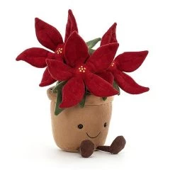 Peluche Jellycat Poinsettia &ndash; Amuseable Poinsettia - A1pon 25 Cm