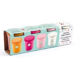 Lot De 4 Pots De P&acirc;te &agrave; Modeler - Sweet