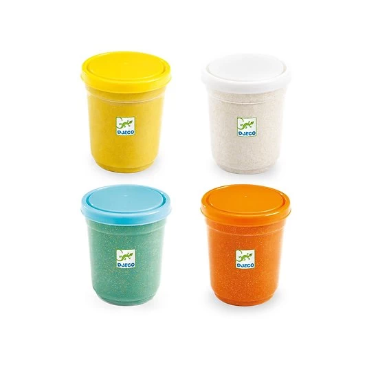 Pâte à Modeler - Lot De 4 Pots à Modeler Pailletées 4 Pâte à Modeler - Lot De 4 Pots à Modeler Pailletées – Image 2