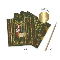 Jeu Cr&eacute;atif 7 &agrave; 99 Ans - Cartes &agrave; Gratter - Inspired By Golden Muses - Gustave Klimt -Petits Trésors Soldes p 3770 supp 3 211221183223